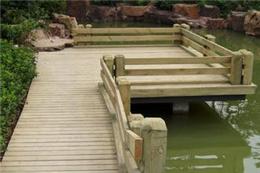 青島防腐木木棧道 鋪設 , 庭院 木棧道施工信息 種